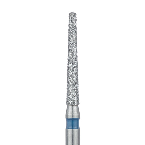 Extra Long Tapered Flat End Diamond Bur, 1.4mm Ø, Medium, 0.8mm Tip Ø, FG - 848-014-FG - Avtec Dental