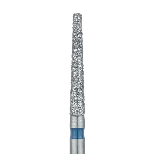 Extra Long Tapered Flat End Diamond Bur, 1.6mm Ø, Medium, 0.9mm Tip Ø, HP - 848-016-HP - Avtec Dental