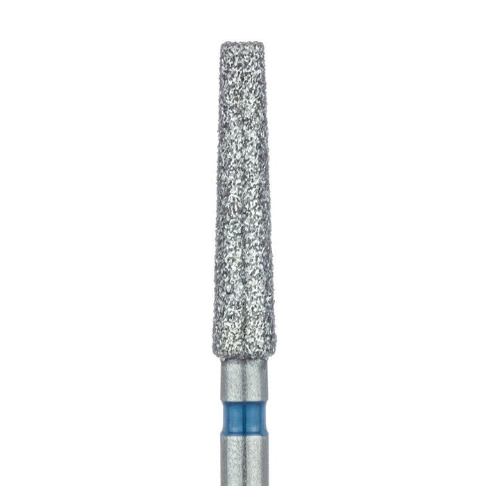 Extra Long Tapered Flat End Diamond Bur, 2.1mm Ø, Medium, 1.4mm Tip Ø, HP - 848-021-HP - Avtec Dental