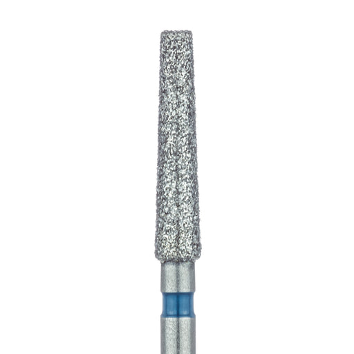 Extra Long Tapered Flat End Diamond Bur, 2.1mm Ø, Medium, 1.4mm Tip Ø, FG - 848-021-FG - Avtec Dental
