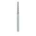 Extra Long Tapered Round Edge Diamond Bur, Cool & Efficient, 1.6mm Ø, Medium, 0.9mm Tip Ø, FG - 848D-016-FG - Avtec Dental