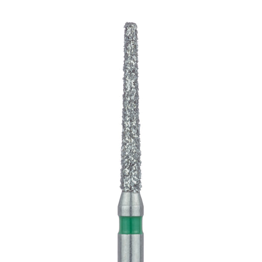 Extra Long Tapered Flat End Diamond Bur, 1.4mm Ø, Coarse, 0.8mm Tip Ø, FG - 848G-014-FG - Avtec Dental