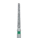 Extra Long Tapered Flat End Diamond Bur, 1.4mm Ø, Coarse, 0.8mm Tip Ø, FG - 848G-014-FG - Avtec Dental