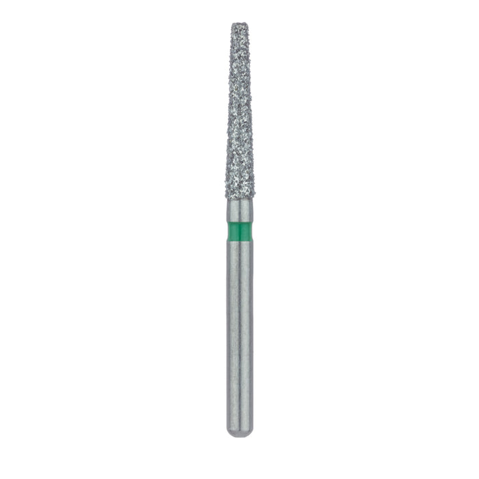 Extra Long Tapered Flat End Diamond Bur, 1.8mm Ø, Coarse, 1.2mm Tip Ø, FG - 848G-018-FG