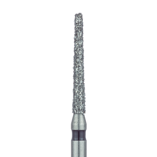 Extra Long Tapered Flat End Diamond Bur, 1.6mm Ø, Super Coarse, 0.9mm Tip Ø, FG - 848H-016-FG - Avtec Dental
