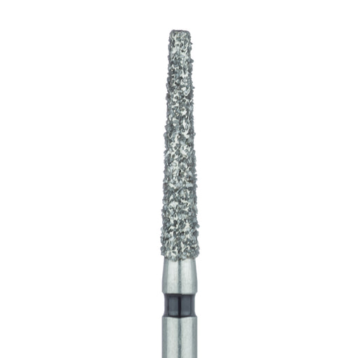Extra Long Tapered Flat End Diamond Bur, 1.8mm Ø, Super Coarse, 1.2mm Tip Ø, FG - 848H-018-FG - Avtec Dental