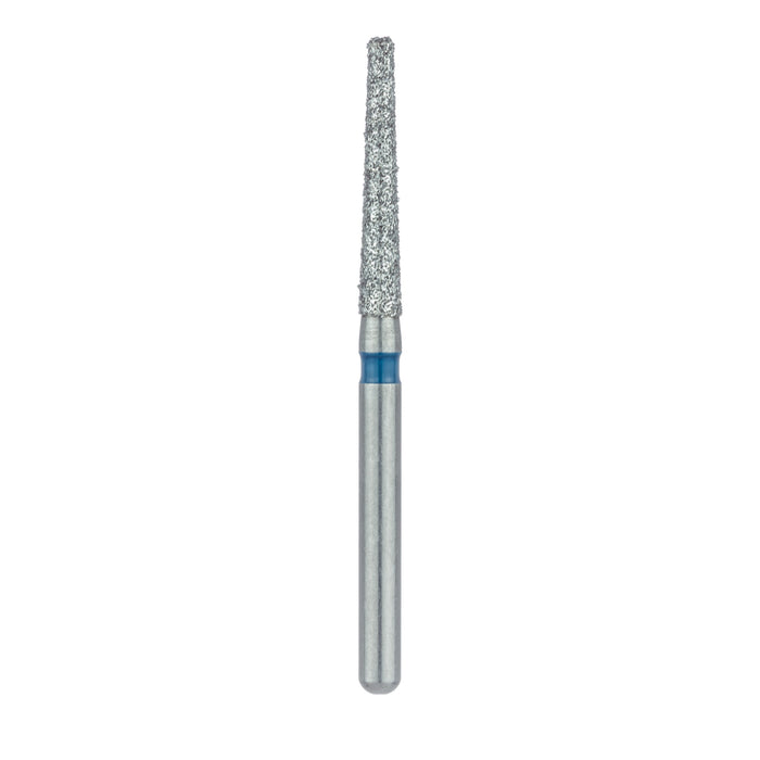 Extra Long Tapered Round Edge Diamond Bur,1.6mm Ø, Medium, 0.9mm Tip Ø, FG - 848R-016-FG - Avtec Dental