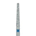 Extra Long Tapered Round Edge Diamond Bur,1.6mm Ø, Medium, 0.9mm Tip Ø, FG - 848R-016-FG - Avtec Dental