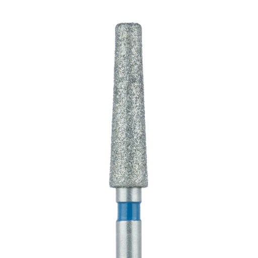 Zirconia Diamond Bur, 2 Degree Tapered Flat End, 2.4mm Ø, Medium, FG - 848Z4-024-FG - Avtec Dental