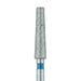 Zirconia Diamond Bur, 2 Degree Tapered Flat End, 2.4mm Ø, Medium, FG - 848Z4-024-FG - Avtec Dental