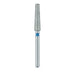 Zirconia Diamond Bur, 2 Degree Tapered Flat End, 2.4mm Ø, Medium, FG - 848Z4-024-FG - Avtec Dental