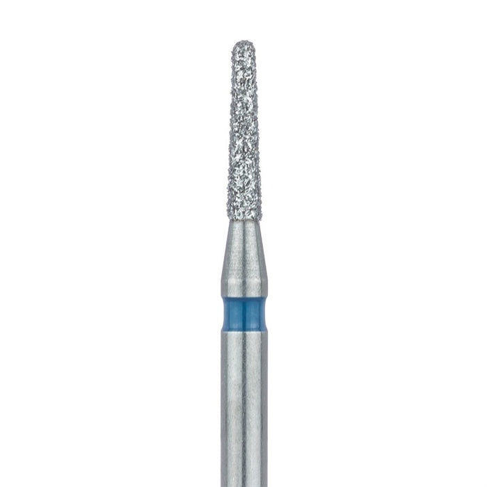 Round End Taper Chamfer Diamond Bur, 1.2mm Ø, Medium, FG - 849-012-FG - Avtec Dental