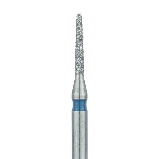 Round End Taper Chamfer Diamond Bur, 1mm Ø, Medium, FG - 849-010-FG - Avtec Dental