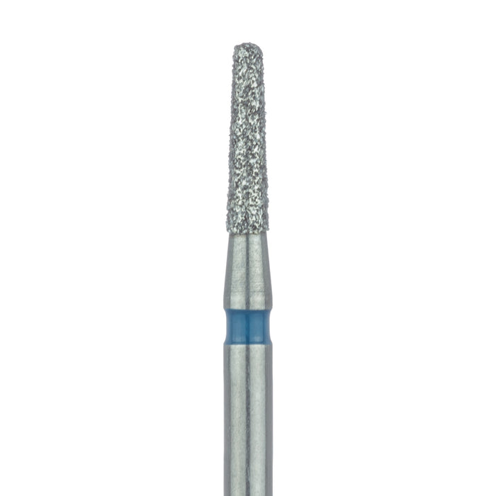 Round End Taper Chamfer Diamond Bur, 1.4mm Ø, Medium, FG - 849-014-FG - Avtec Dental