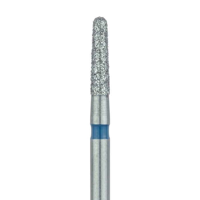 Round End Taper Chamfer Diamond Bur, 1.6mm Ø, Medium, FG - 849-016-FG - Avtec Dental