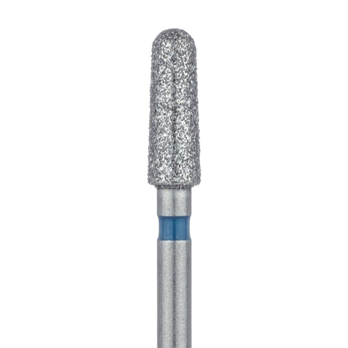 Round End Taper Chamfer Diamond Bur, 2.5mm Ø, Medium, HP - 849-025-HP - Avtec Dental