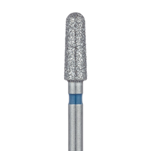 Round End Taper Chamfer Diamond Bur, 2.5mm Ø, Medium, FG - 849-025-FG - Avtec Dental