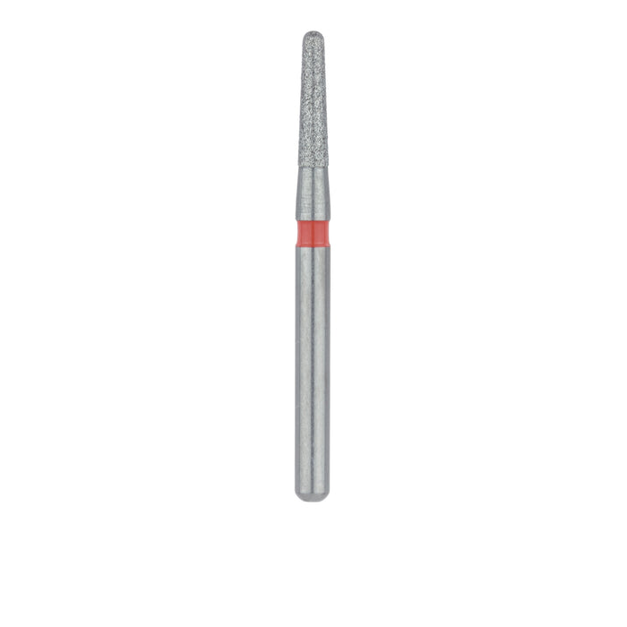 Round End Taper Chamfer Diamond Bur, 1.6mm Ø, Fine, FG - 849F-016-FG - Avtec Dental