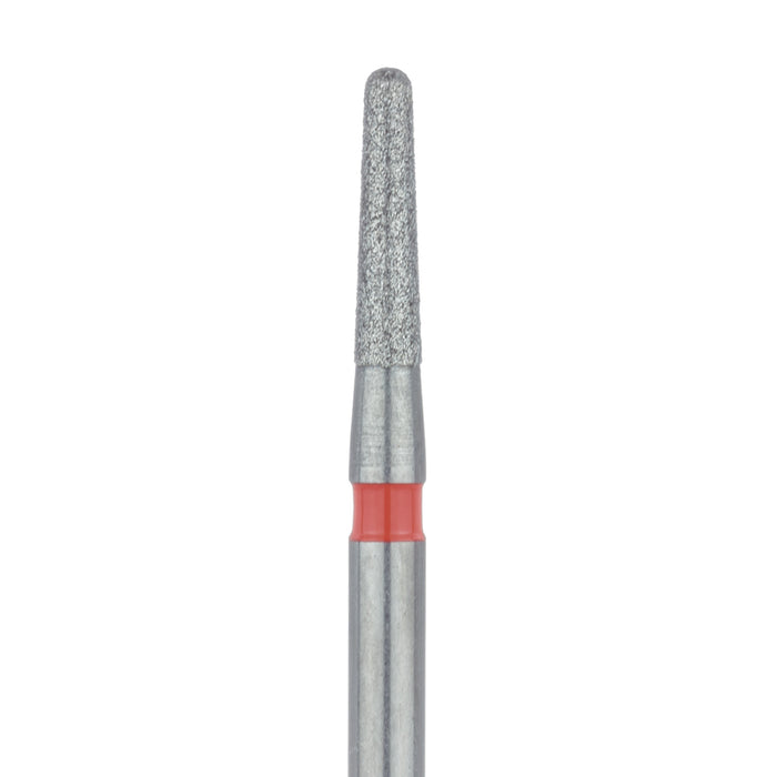 Round End Taper Chamfer Diamond Bur, 1.4mm Ø, Fine, FG - 849F-014-FG - Avtec Dental