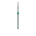 Round End Taper Chamfer Diamond Bur, 1mm Ø, Coarse, FG - 849G-010-FG - Avtec Dental