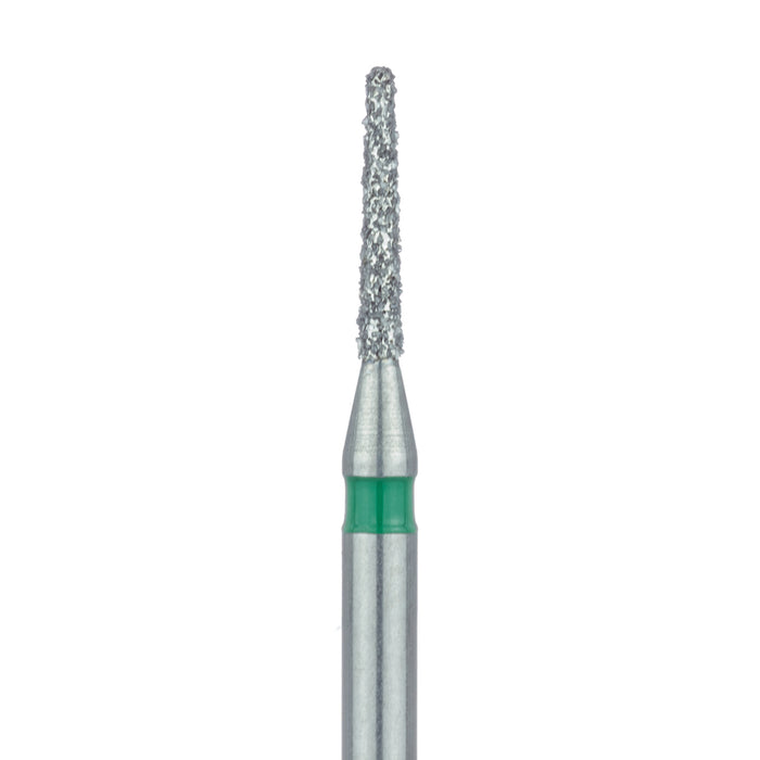 Round End Taper Chamfer Diamond Bur, 1mm Ø, Coarse, FG - 849G-010-FG - Avtec Dental