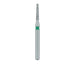 Round End Taper Chamfer Diamond Bur, 1.2mm Ø, Coarse, FG - 849G-012-FG - Avtec Dental