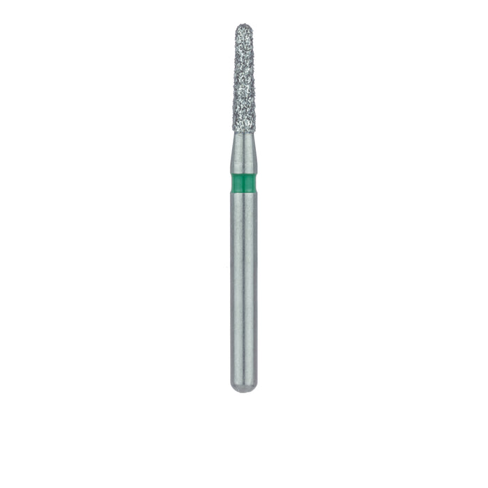 Round End Taper Chamfer Diamond Bur, 1.4mm Ø, Coarse, FG - 849G-014-FG - Avtec Dental