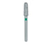 Round End Taper Chamfer Diamond Bur, 2.5mm Ø, Coarse, FG - 849G-025-FG - Avtec Dental