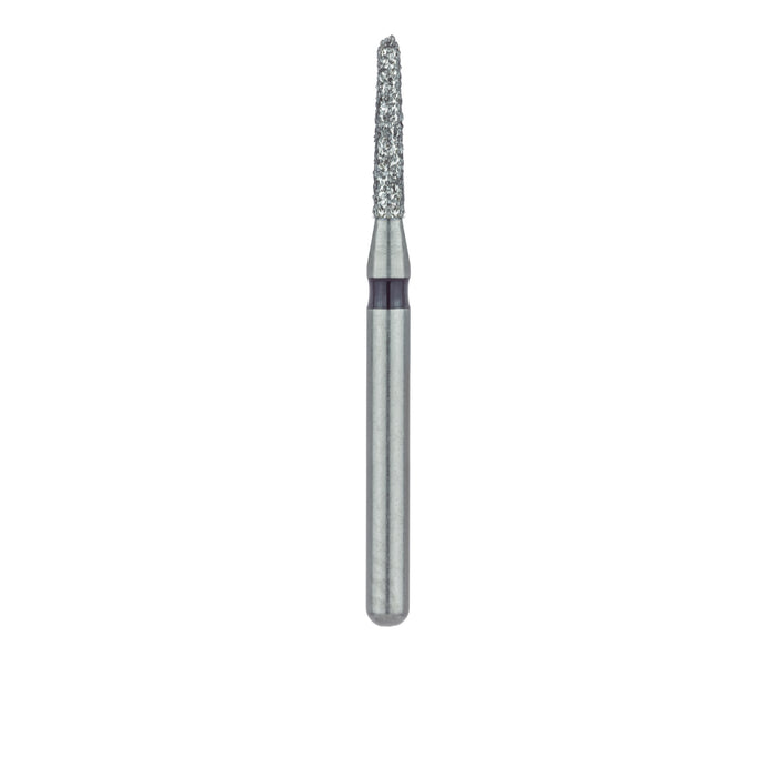 Round End Taper Chamfer Diamond Bur, 1.2mm Ø, Super Coarse, FG - 849H-012-FG - Avtec Dental