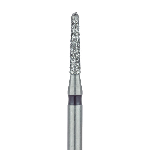 Round End Taper Chamfer Diamond Bur, 1.2mm Ø, Super Coarse, FG - 849H-012-FG - Avtec Dental