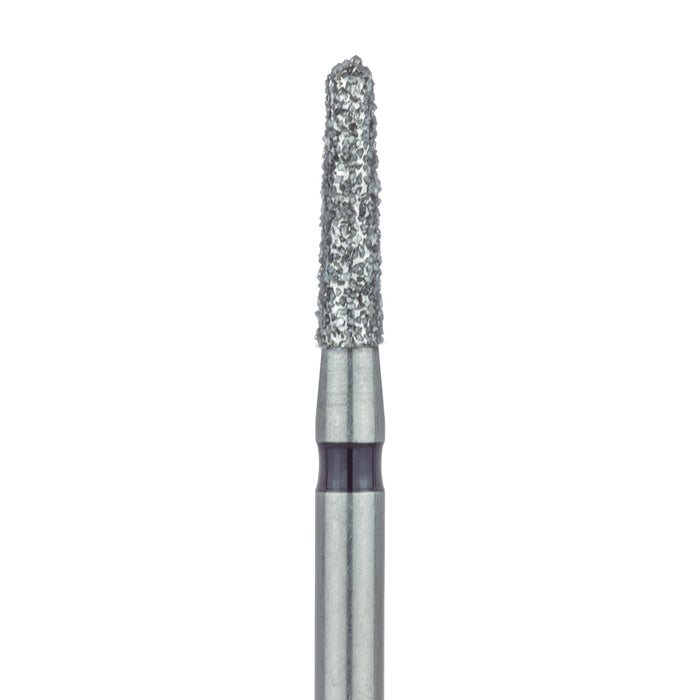 Round End Taper Chamfer Diamond Bur, 1.6mm Ø, Super Coarse, FG - 849H-016-FG - Avtec Dental