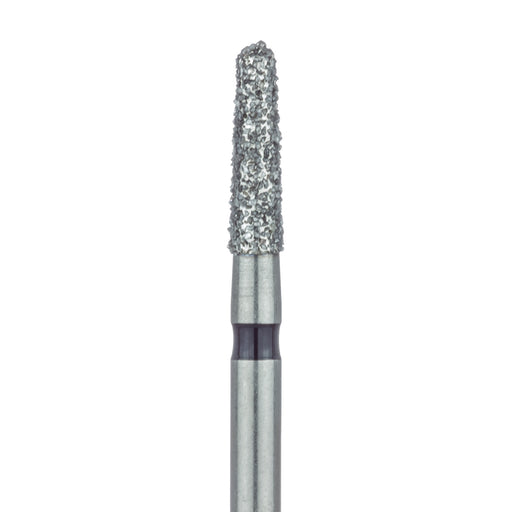 Round End Taper Chamfer Diamond Bur, 1.8mm Ø, Super Coarse, FG - 849H-018-FG - Avtec Dental