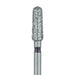 Round End Taper Chamfer Diamond Bur, 2.5mm Ø, Super Coarse, FG - 849H-025-FG - Avtec Dental