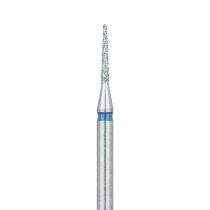 Round End Taper Chamfer Diamond Bur, 1.2mm Ø, Medium, HP - 850-012-HP - Avtec Dental