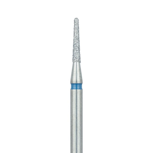 Round End Taper Chamfer Diamond Bur, 1.6mm Ø, Medium, HP - 850-016-HP - Avtec Dental