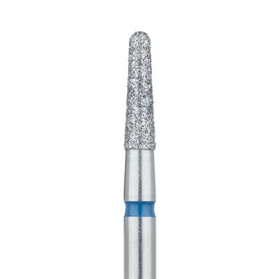 Round End Taper Chamfer Diamond Bur, 2.3mm Ø, Medium, HP - 850-023-HP - Avtec Dental