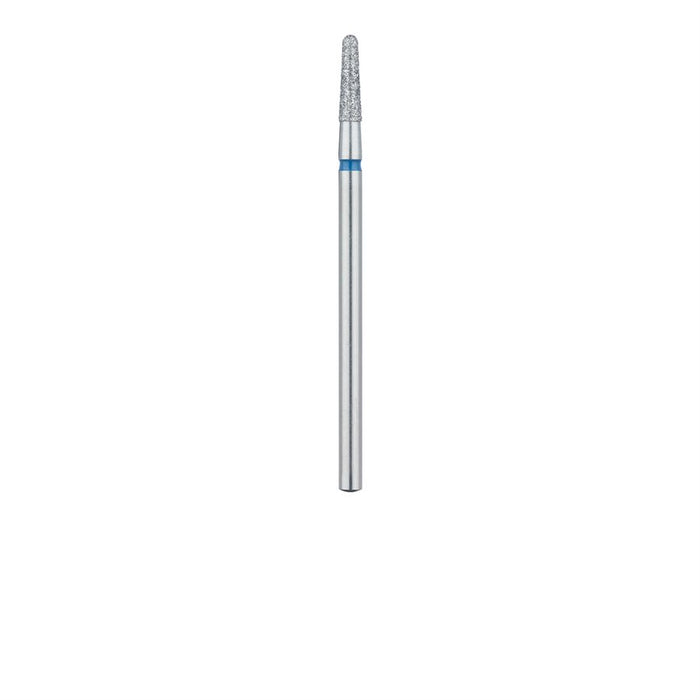 Round End Taper Chamfer Diamond Bur, 2.3mm Ø, Medium, HP - 850-023-HP - Avtec Dental