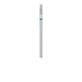 Round End Taper Chamfer Diamond Bur, 2.3mm Ø, Medium, HP - 850-023-HP - Avtec Dental