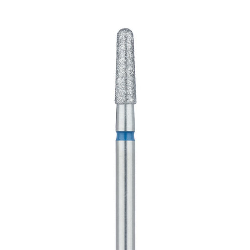 Round End Taper Chamfer Diamond Bur, 2.5mm Ø, Medium, HP - 850-025-HP - Avtec Dental