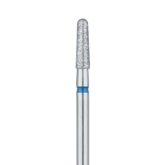 Round End Taper Chamfer Diamond Bur, 2.5mm Ø, Medium, HP - 850-025-HP - Avtec Dental