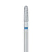 Round End Taper Chamfer Diamond Bur, 2.5mm Ø, Medium, HP - 850-025-HP - Avtec Dental