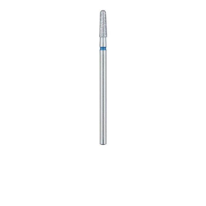 Round End Taper Chamfer Diamond Bur, 2.5mm Ø, Medium, HP - 850-025-HP - Avtec Dental