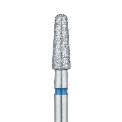 Round End Taper Chamfer Diamond Bur, 3.3mm Ø, Medium, HP - 850-033-HP - Avtec Dental
