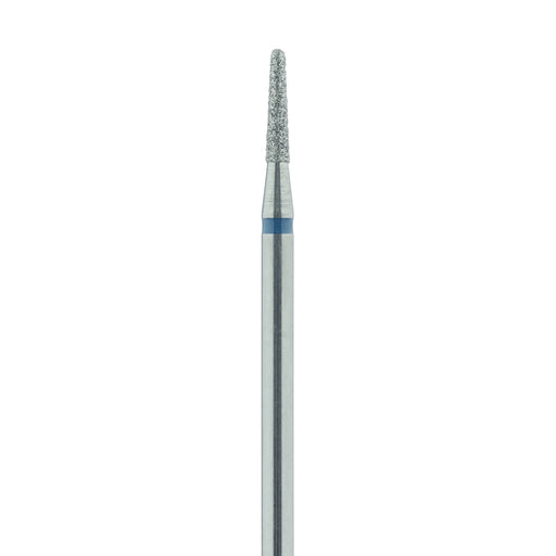 Round End Taper Chamfer Diamond Bur, 1.8mm Ø, Medium, HP - 850-018-HP - Avtec Dental