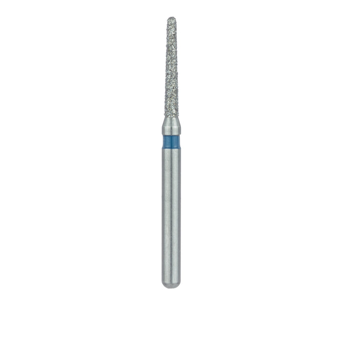 Round End Taper Chamfer Diamond Bur, 1.2mm Ø, Medium, FG - 850-012-FG - Avtec Dental