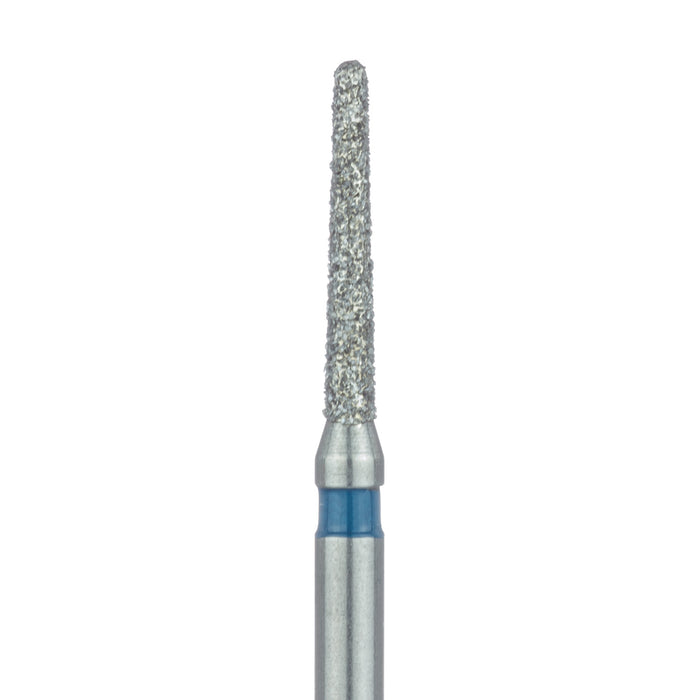 Round End Taper Chamfer Diamond Bur, 1.2mm Ø, Medium, FG - 850-012-FG - Avtec Dental