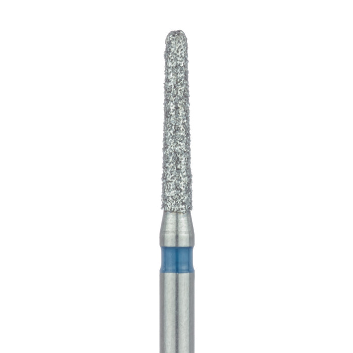 Round End Taper Chamfer Diamond Bur, 1.4mm Ø, Medium, FG - 850-014-FG - Avtec Dental