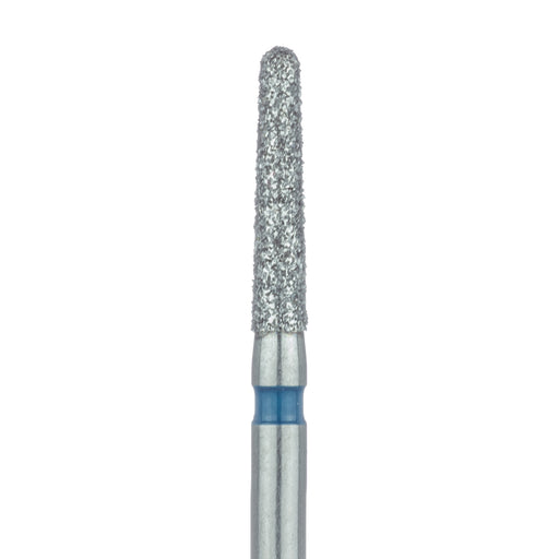 Round End Taper Chamfer Diamond Bur, 1.6mm Ø, Medium, FG - 850-016-FG - Avtec Dental