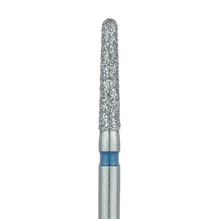 Round End Taper Chamfer Diamond Bur, 1.6mm Ø, Medium, FG - 850-016-FG - Avtec Dental
