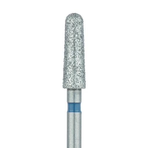 Round End Taper Chamfer Diamond Bur, 2.5mm Ø, KS6, Medium, FG - 850-025-FG - Avtec Dental